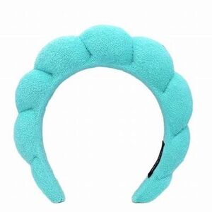 🆕 Skintimate Turquoise Blue Terry Spa Headband